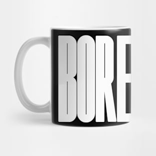 Bored logo typography design Mug